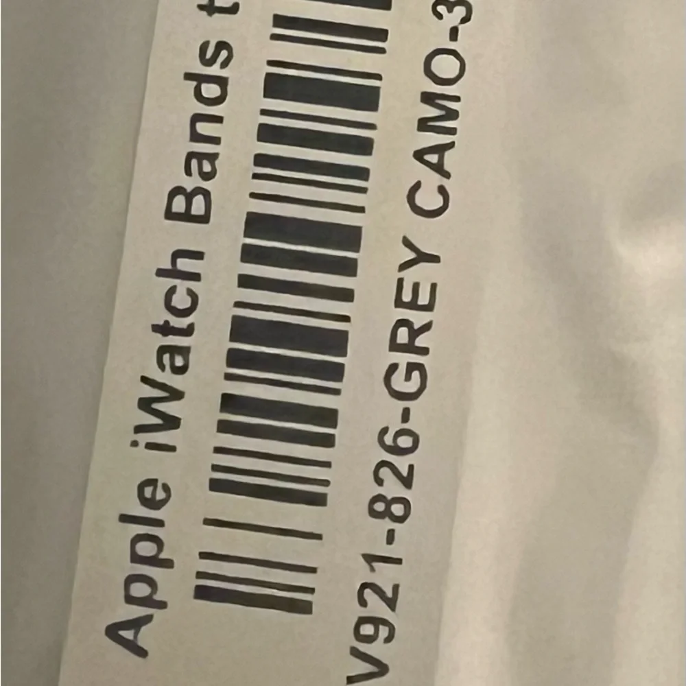 Set of 2 -Apple Watch NWT CamouflageWatch Strap 38mm/40 and Silvertone Hexchain